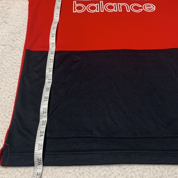 Boys New Balance Hoodie Shirt with Kangaroo Pocket, EUC, Size Large (14-16) - Picture 7 of 9